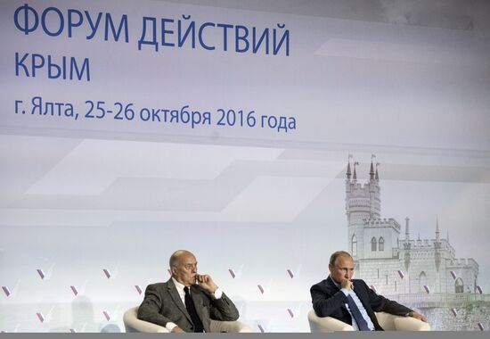 President Vladimir Putin's working visit to Crimea