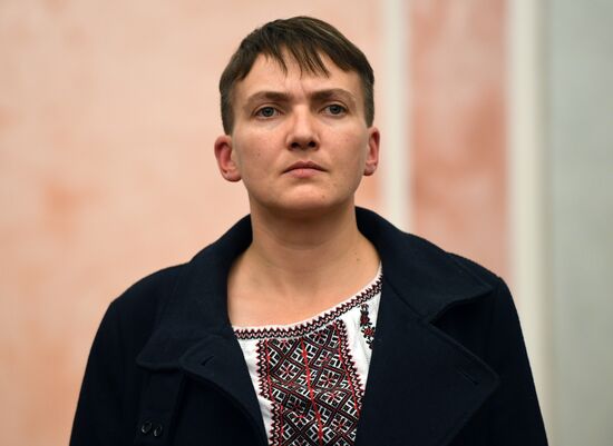 Nadezhda Savchenko arrives in Moscow for appeal hearings on Nikolai Karpyuk and Stanislav Klykh case