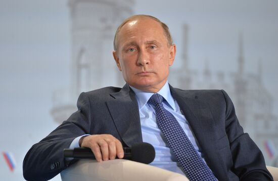 President Vladimir Putin's working visit to Crimea