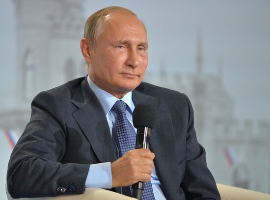President Vladimir Putin's working visit to Crimea