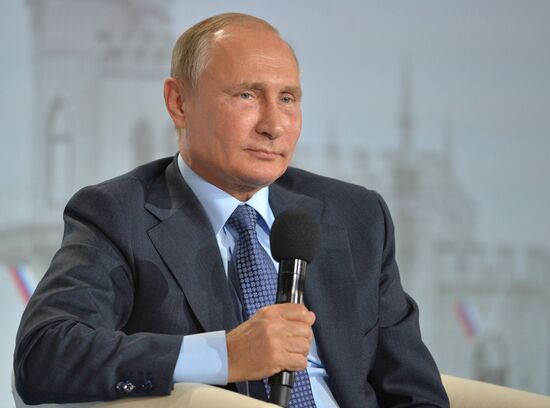 President Vladimir Putin's working visit to Crimea