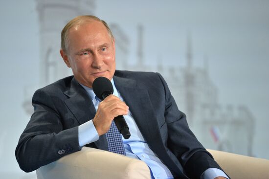 President Vladimir Putin's working visit to Crimea
