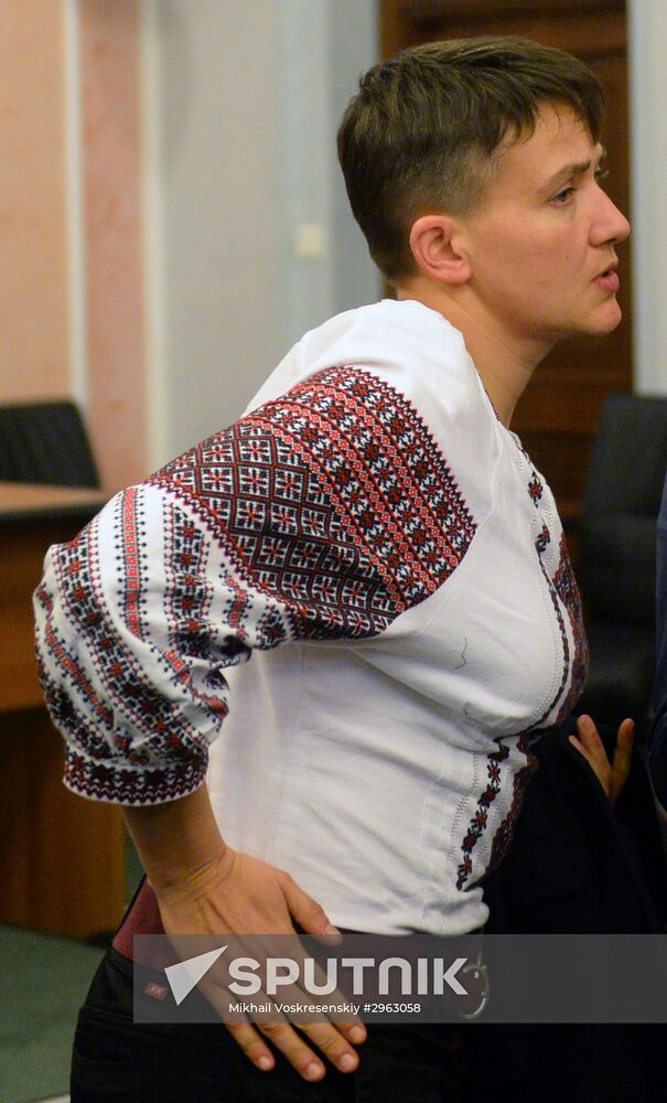 Nadezhda Savchenko arrives in Moscow for appeal hearings on Nikolai Karpyuk and Stanislav Klykh case