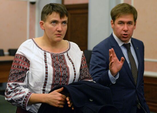 Nadezhda Savchenko arrives in Moscow for appeal hearings on Nikolai Karpyuk and Stanislav Klykh case