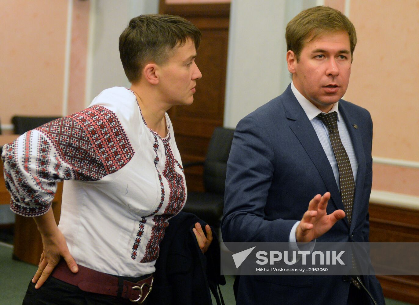 Nadezhda Savchenko arrives in Moscow for appeal hearings on Nikolai Karpyuk and Stanislav Klykh case