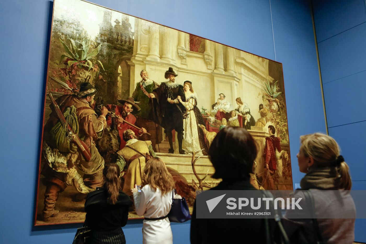 Exhibition of paintigns from mansion of Baron Stieglitz in Hermitage