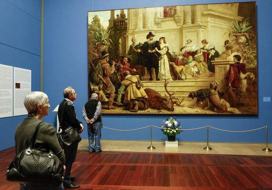 Exhibition of paintigns from mansion of Baron Stieglitz in Hermitage