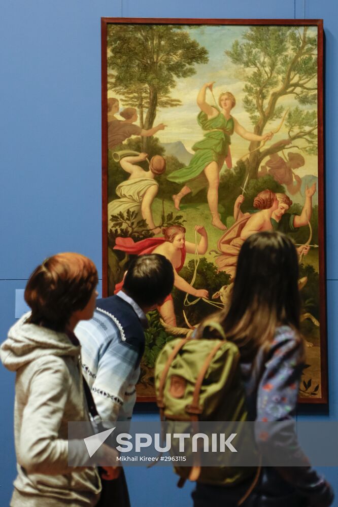 Exhibition of paintigns from mansion of Baron Stieglitz in Hermitage
