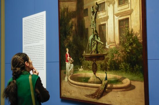Exhibition of paintigns from mansion of Baron Stieglitz in Hermitage