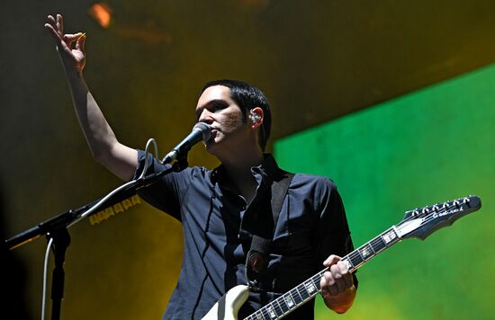 Placebo gives concert in Moscow