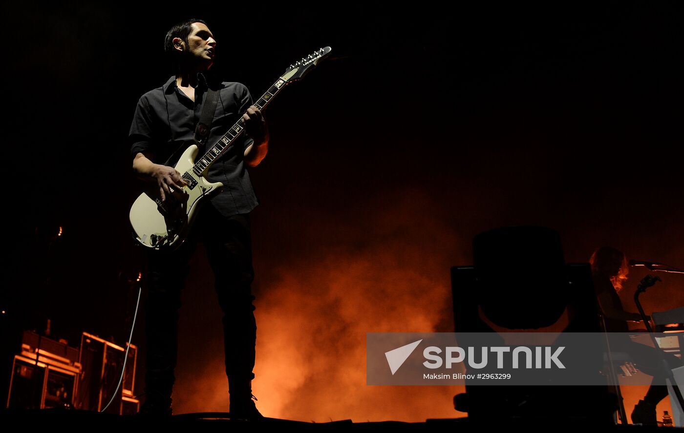 Placebo gives concert in Moscow