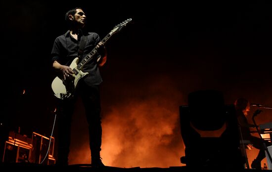 Placebo gives concert in Moscow