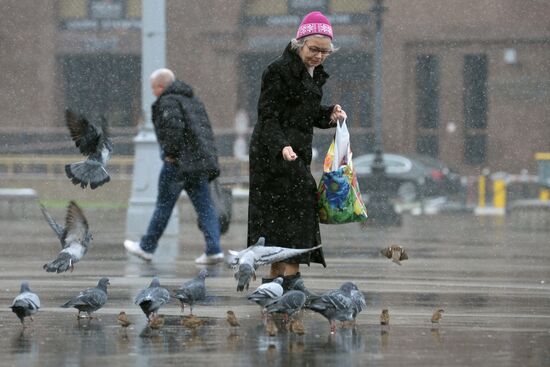 Snow in Moscow