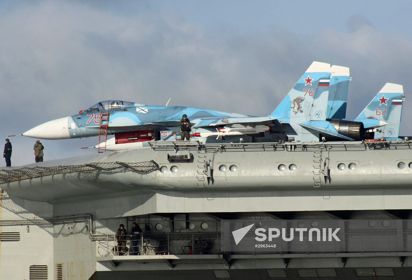 Russian Northern Fleet's carrier battle group sails through English Channel