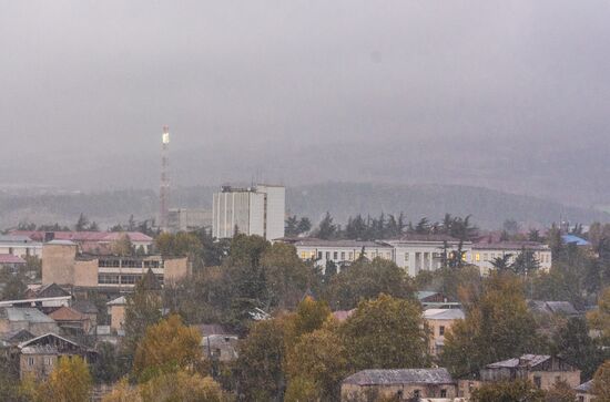 First snow in Tskhinval
