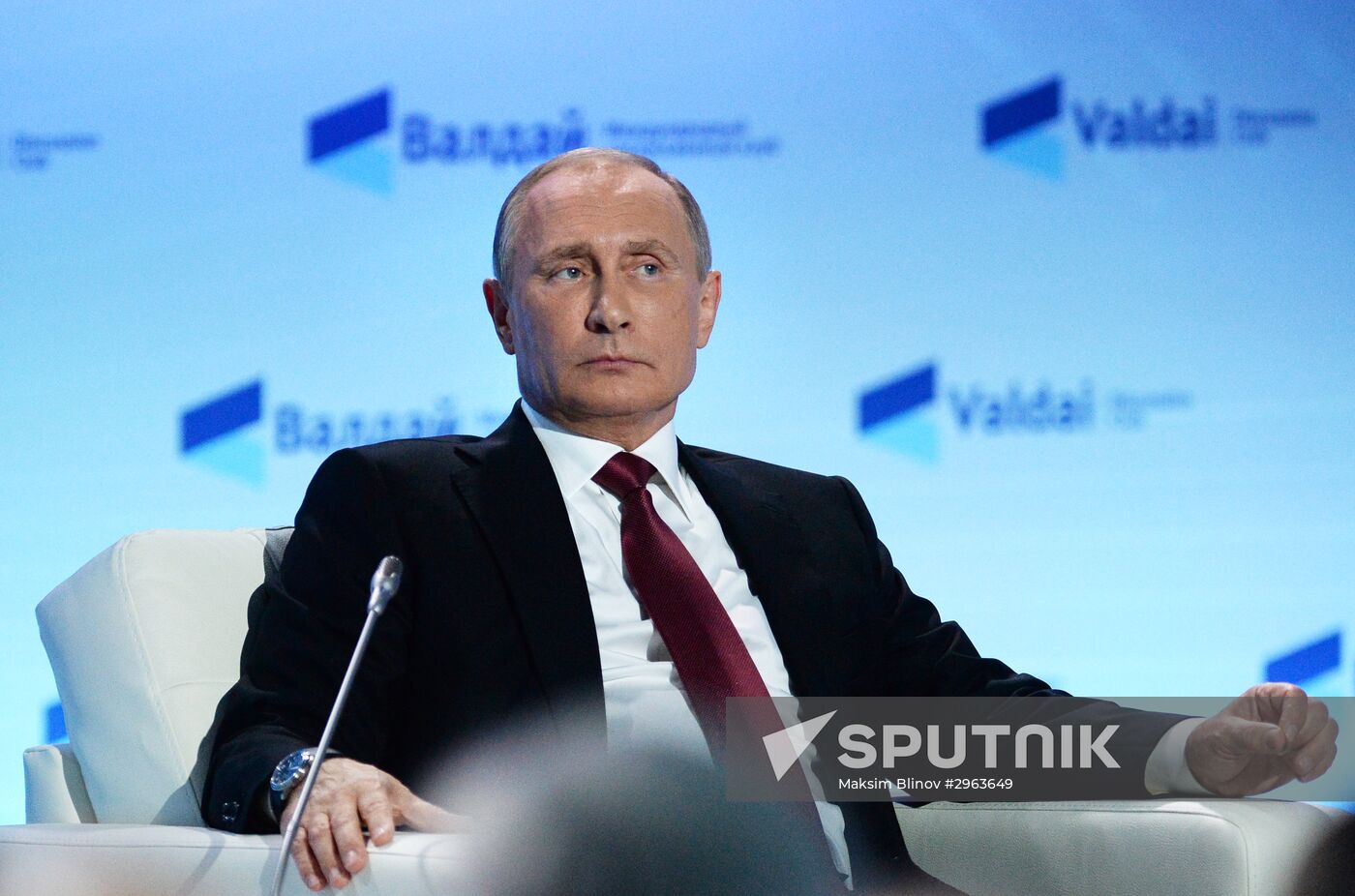 Russian President Vladimir Putin at 13th Annual Meeting of the Valdai Discussion Club