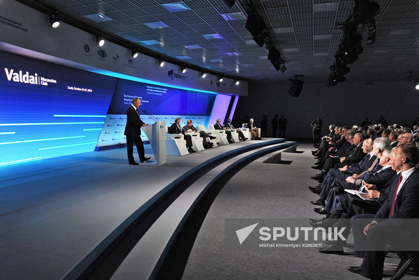 Russian President Vladimir Putin at 13th Annual Meeting of the Valdai Discussion Club