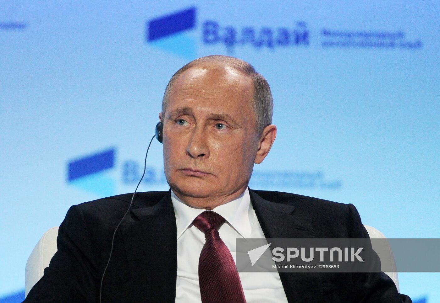 Russian President Vladimir Putin at 13th Annual Meeting of the Valdai Discussion Club