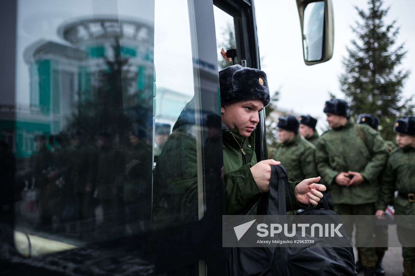 Fall draft in Omsk