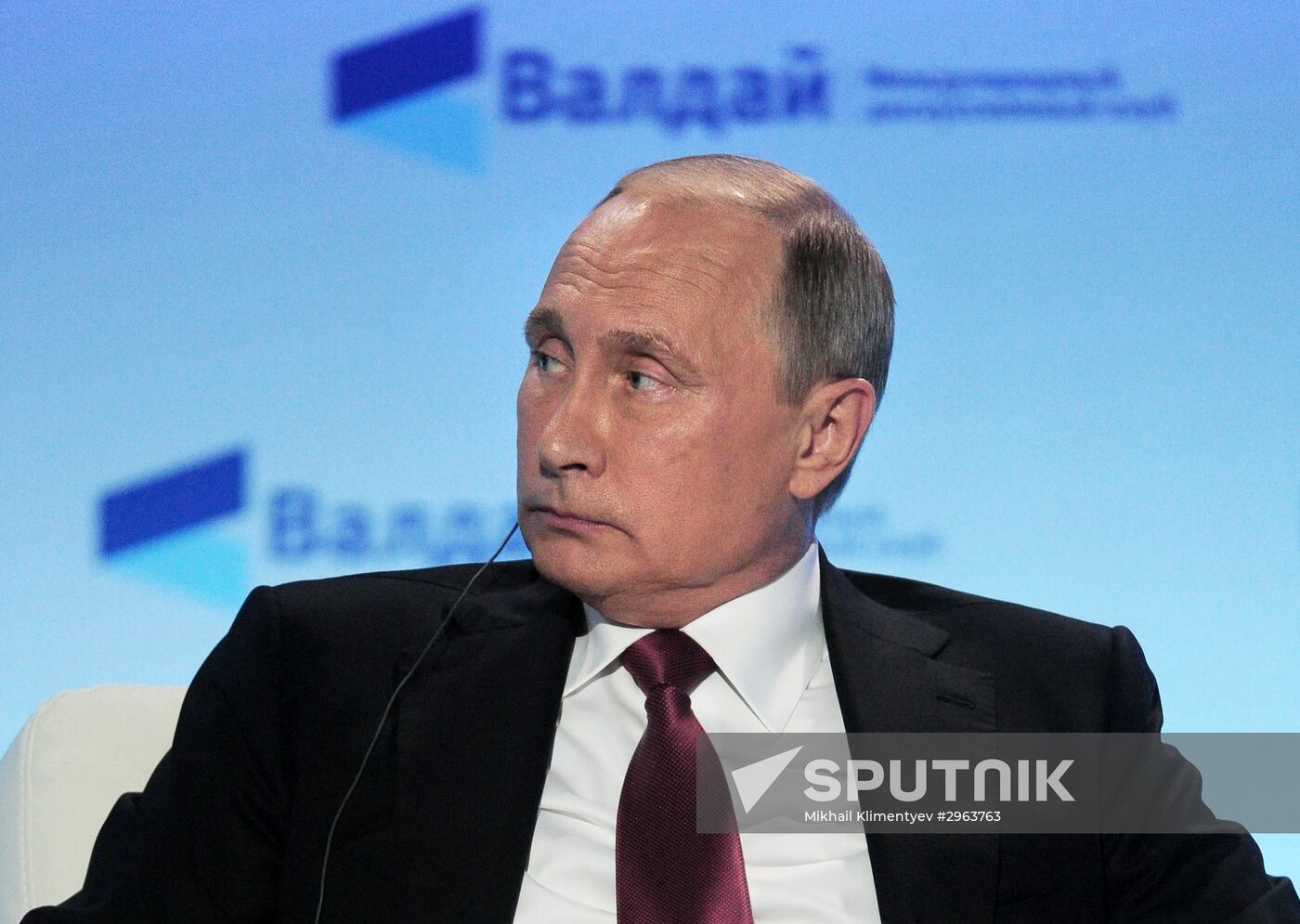 Russian President Vladimir Putin at 13th Annual Meeting of the Valdai Discussion Club