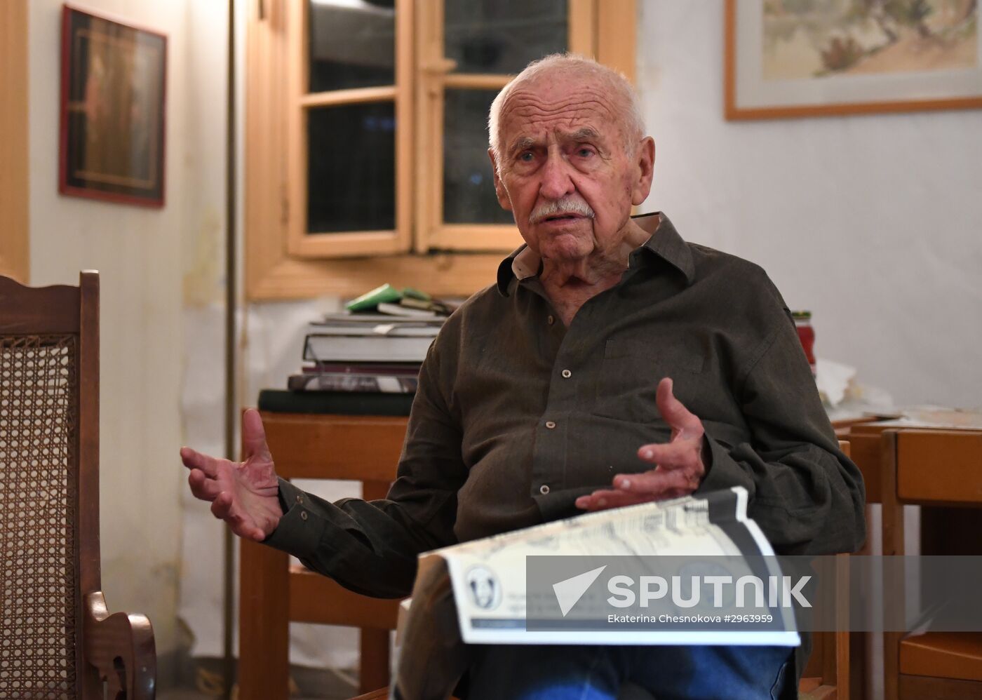 Interview with Russian painter Valentin Serov's grandson Grigory in Beirut