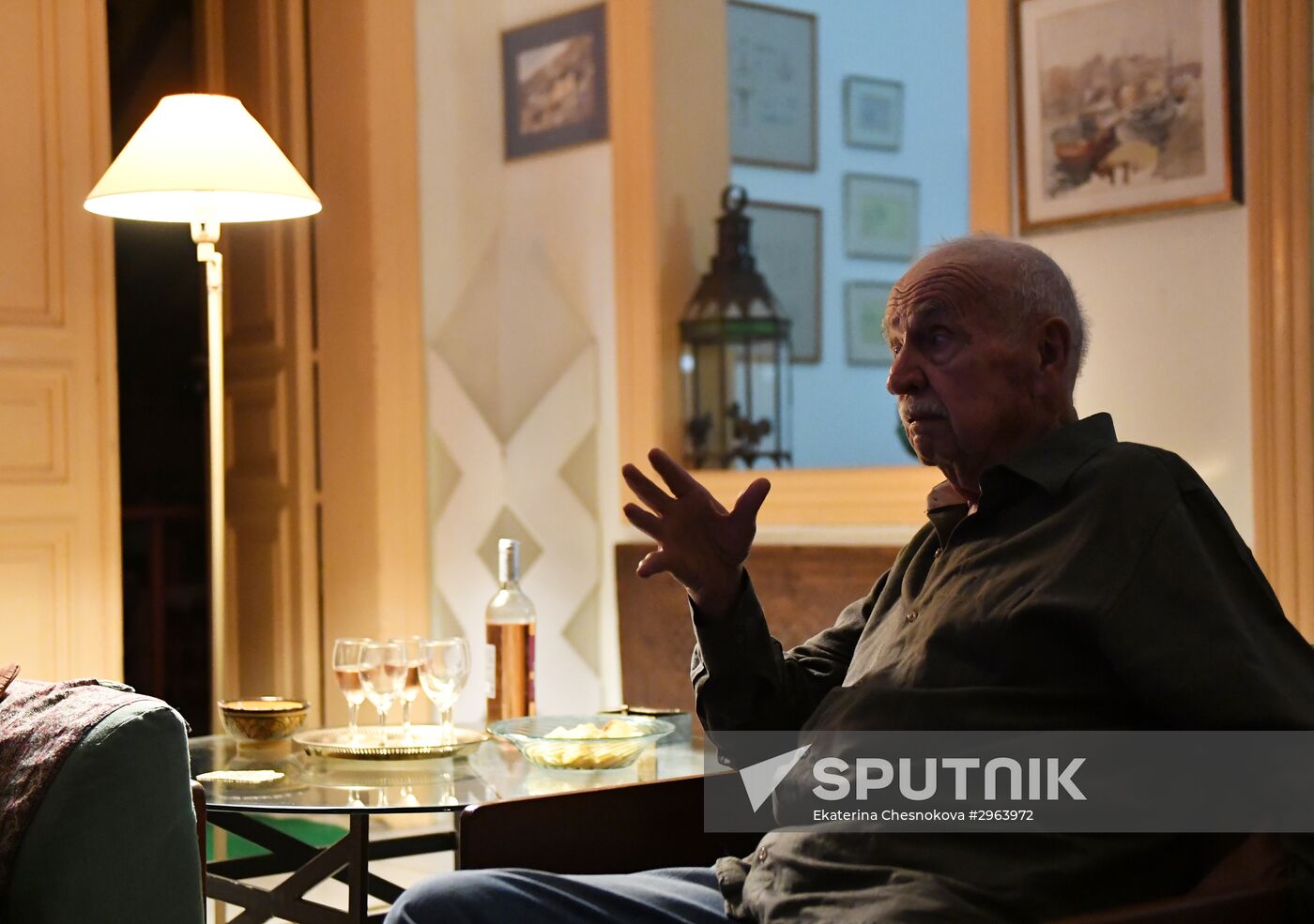 Interview with Russian painter Valentin Serov's grandson Georgy in Beirut