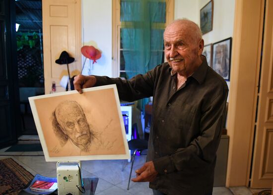 Interview with Russian painter Valentin Serov's grandson Grigory in Beirut