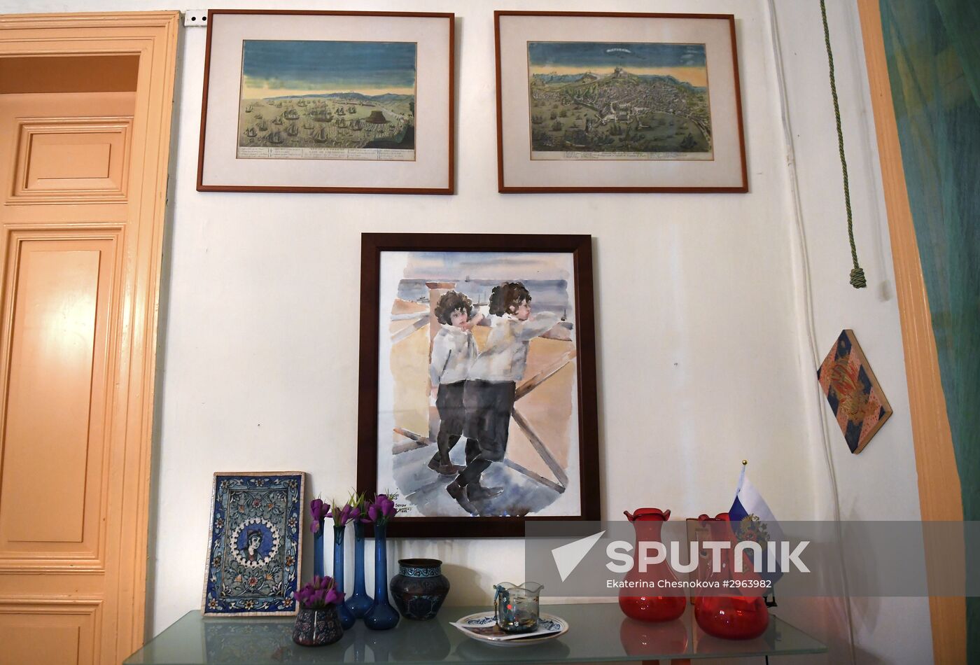 Interview with Russian painter Valentin Serov's grandson Georgy in Beirut