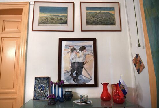 Interview with Russian painter Valentin Serov's grandson Georgy in Beirut
