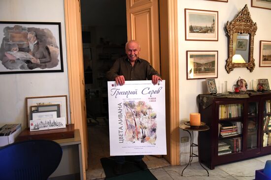 Interview with Russian painter Valentin Serov's grandson Georgy in Beirut