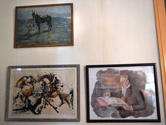 Interview with Russian painter Valentin Serov's grandson Georgy in Beirut