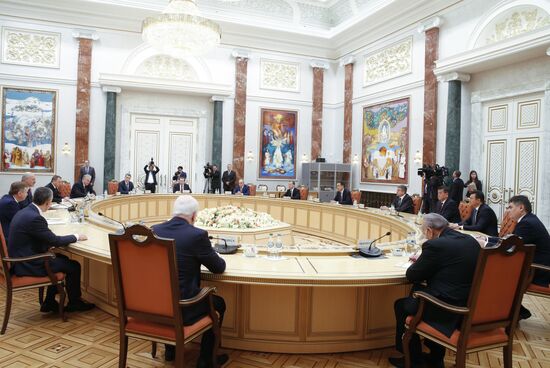 Prime Minister Dmitry Medvedev attends CIS Heads of Government Council meeting in Minsk
