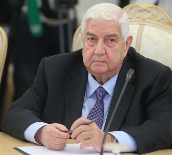 Meeting of foreign ministers of Russia, Iran and Syria