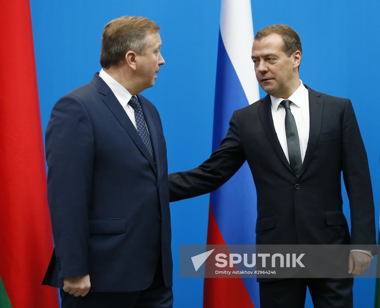 Prime Minister Dmitry Medvedev attends CIS Heads of Government Council meeting in Minsk