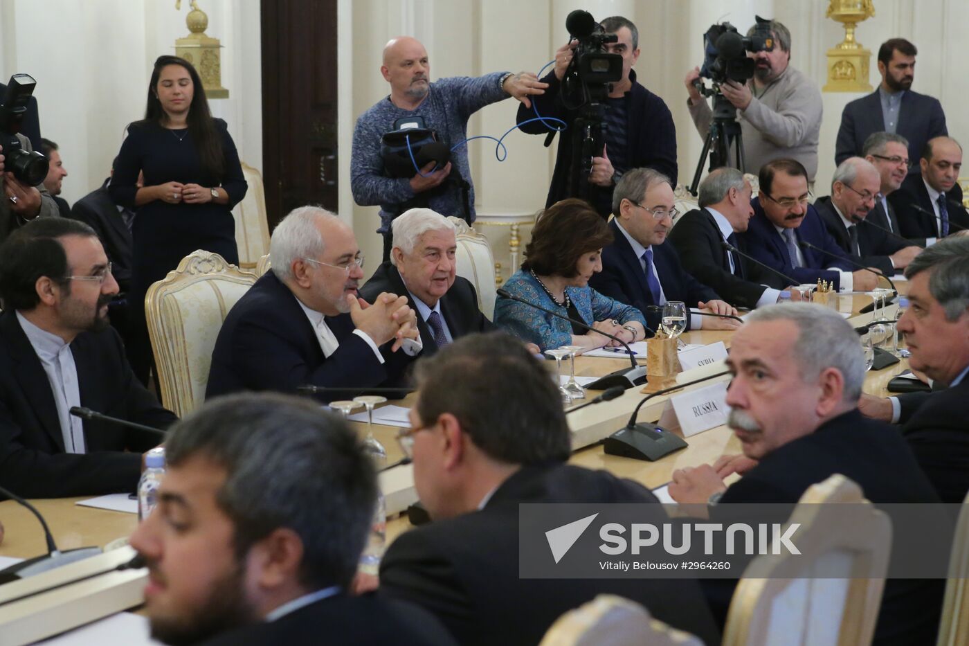 Meeting of foreign ministers of Russia, Iran and Syria