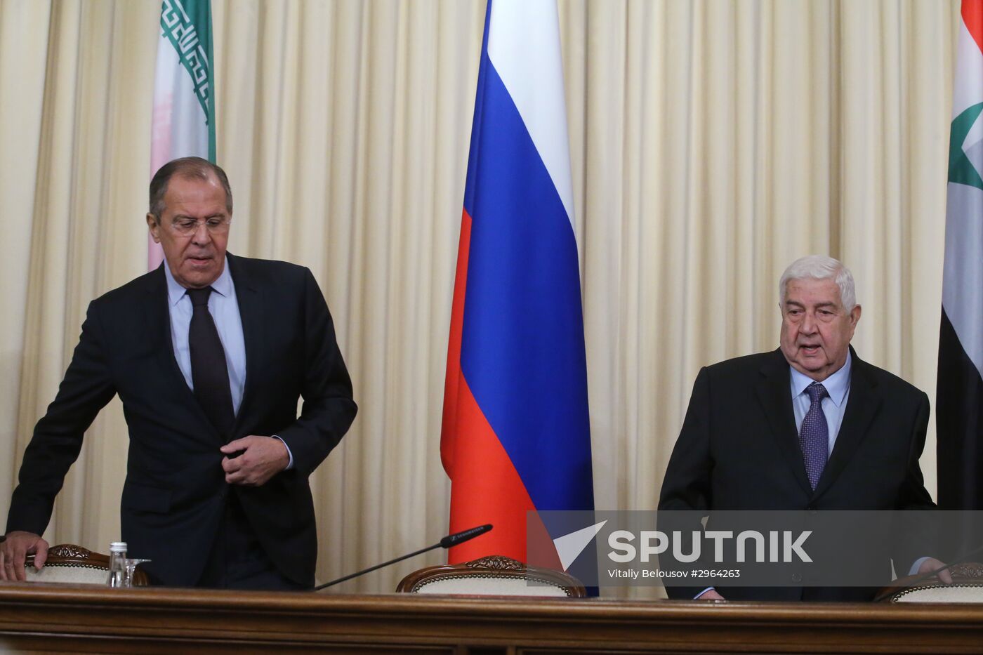 Meeting of foreign ministers of Russia, Iran and Syria