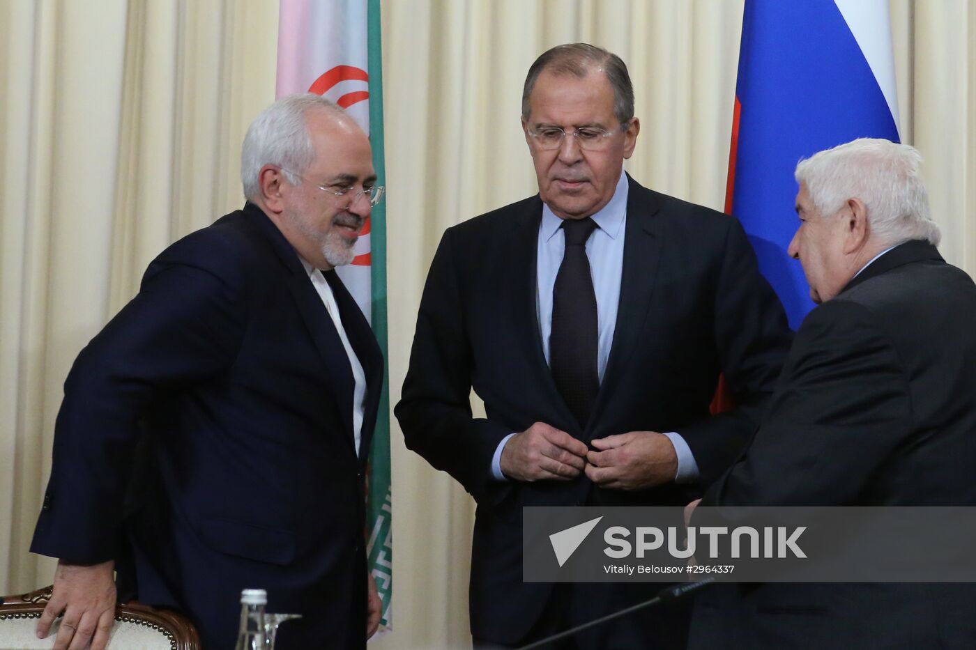 Meeting of foreign ministers of Russia, Iran and Syria