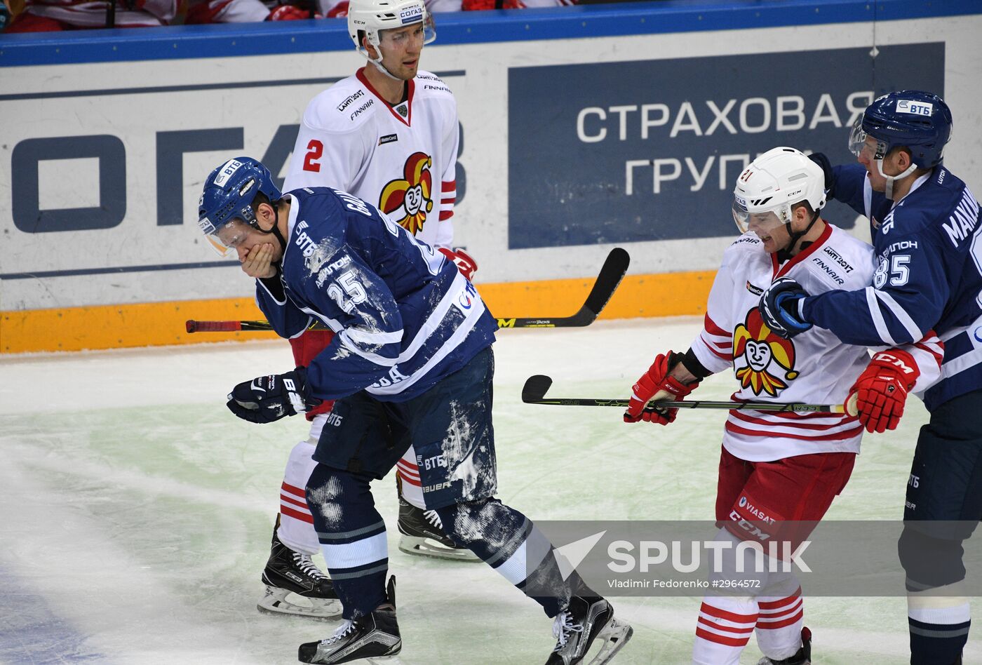 Kontinental Hockey League. Dynamo Moscow vs. Jokerit