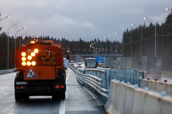 Section of Scandinavia highway opened in St. Petersburg