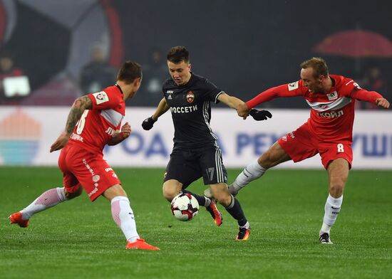 Russian Football Premier League. Spartak vs. CSKA