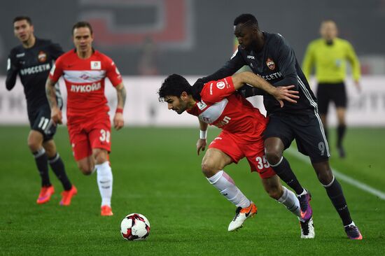 Russian Football Premier League. Spartak vs. CSKA