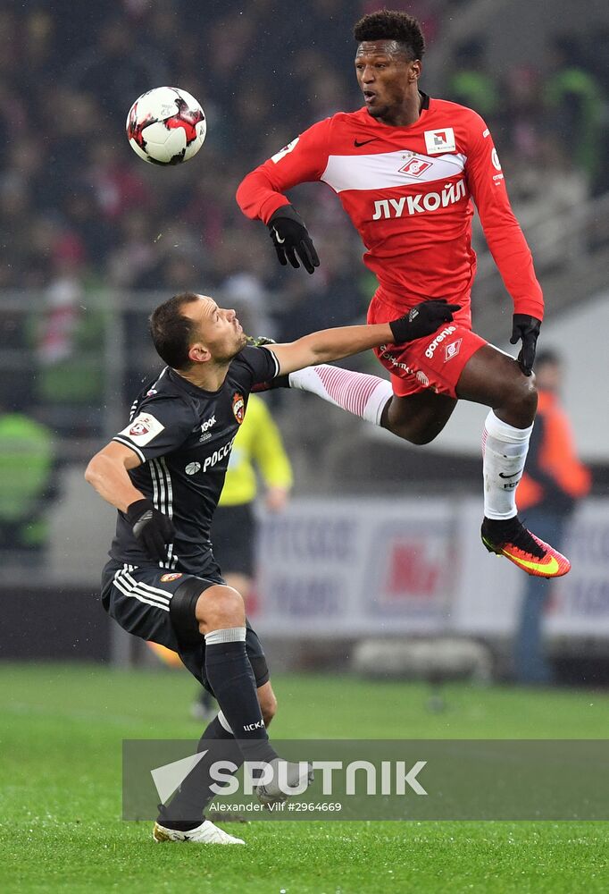 Russian Football Premier League. Spartak vs. CSKA