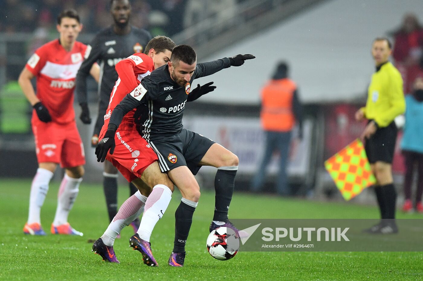 Russian Football Premier League. Spartak vs. CSKA