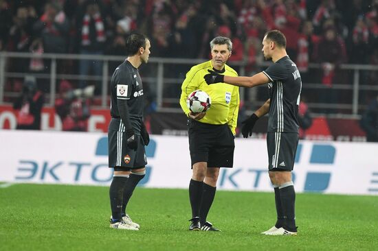 Russian Football Premier League. Spartak vs. CSKA
