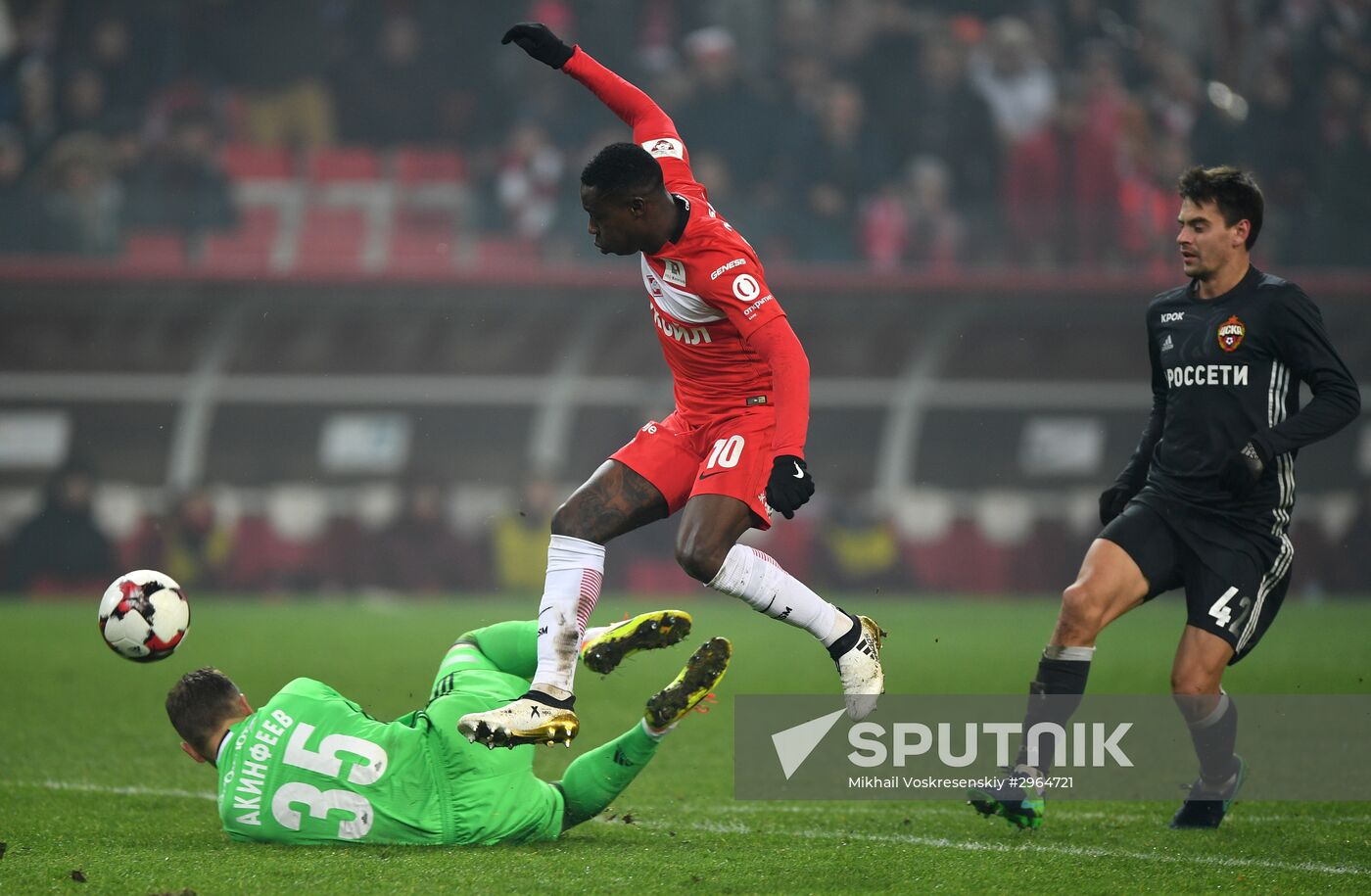 Russian Football Premier League. Spartak vs. CSKA