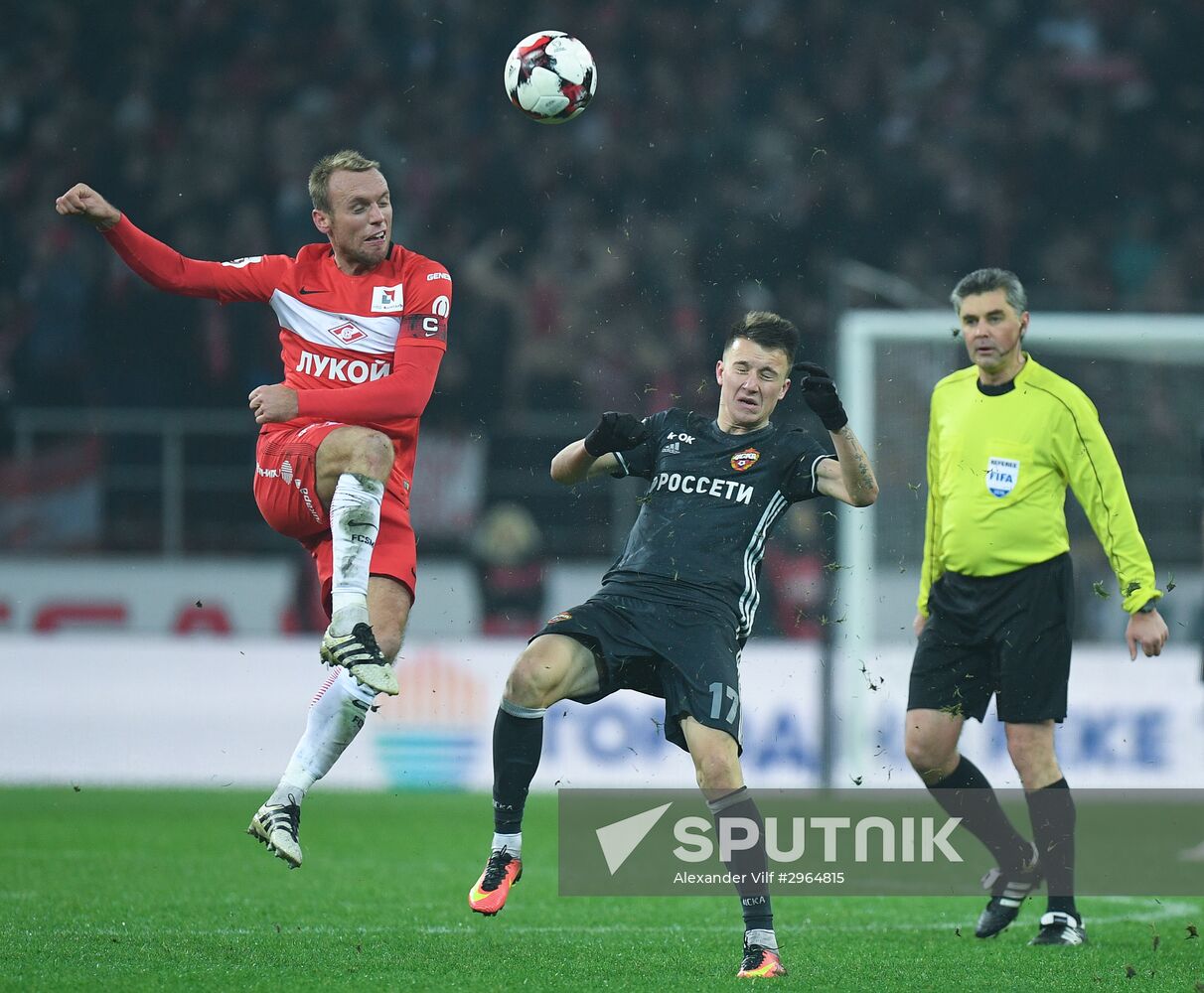 Russian Football Premier League. Spartak vs. CSKA