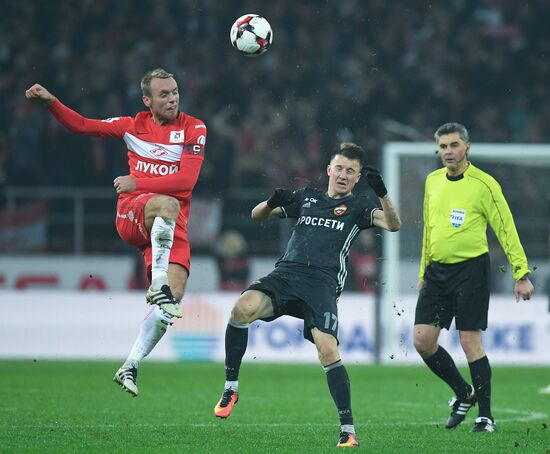 Russian Football Premier League. Spartak vs. CSKA