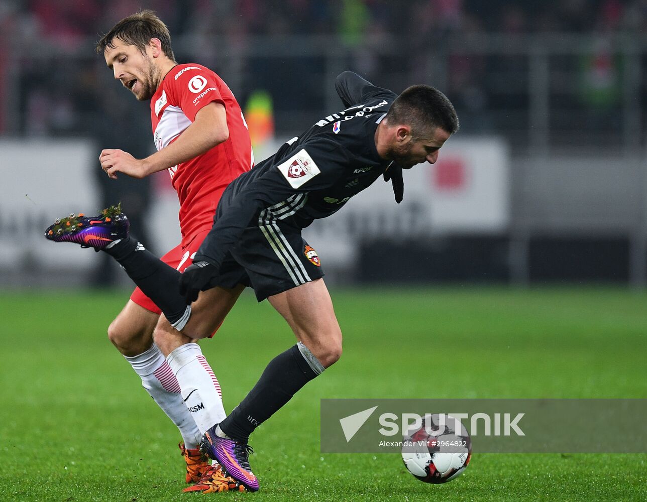Russian Football Premier League. Spartak vs. CSKA