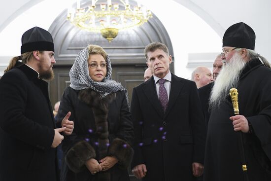 Federation Council Chairperson Matvienko visits Yuzhno-Sakhalinsk