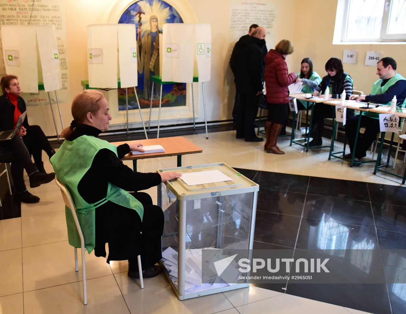 Parliamentary election run-off in Georgia